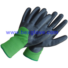 7 Gauge Acryl Thermal Liner Plus, 13G Nylon Außenfutter, Nitrilbeschichtung, 3/4, Foam Finish Handschuh